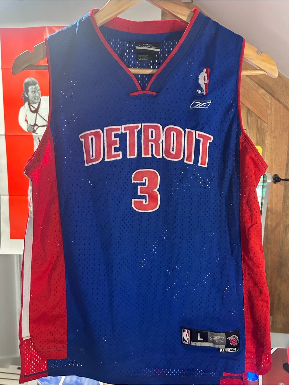 Detroit Pistons Ben Wallace Jersey